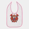 Infant Contrast Trim Premium Jersey Bib Thumbnail