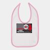Infant Contrast Trim Premium Jersey Bib Thumbnail